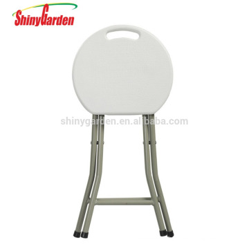 Best sell portable comfortable plastic folding round stool